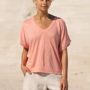 Iris Jersey T-Shirt Dusty Coral